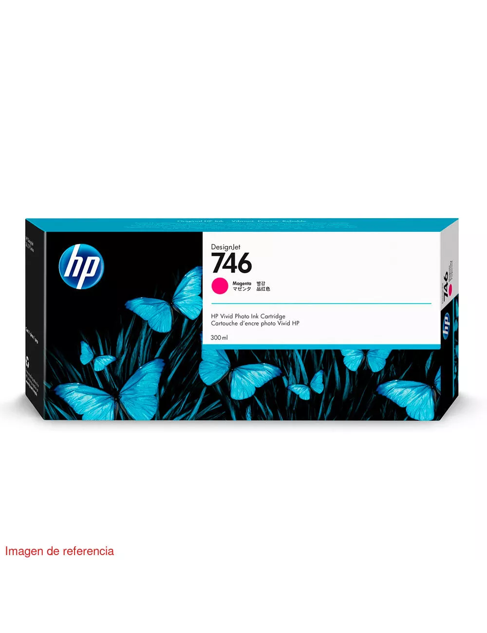 P2V78A HP DJ 746 300 ML, MAGENTA